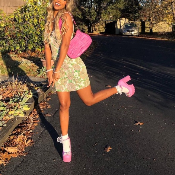 Zara JACQUARD DRESS WITH RHINESTONES - Picture 2 of 16